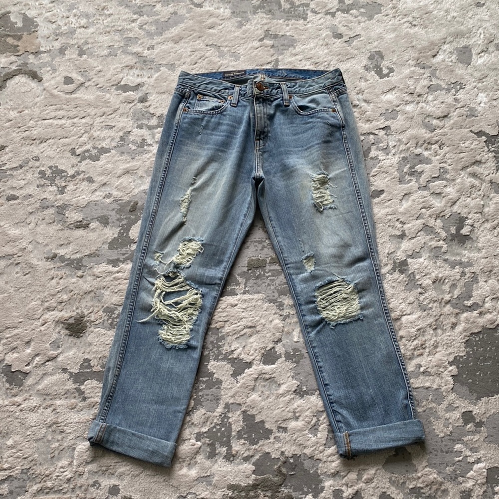 J Crew distressed jeans!
